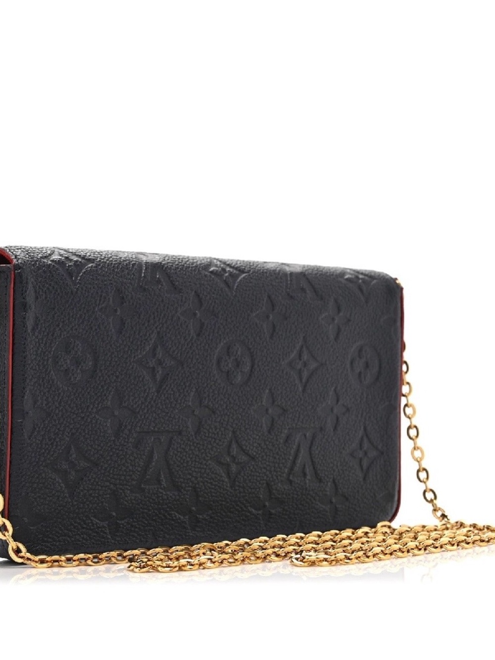Louis Vuitton Empriente Pochette Felicie Chain Wallet - Navy/Red - Picture 3 of 8